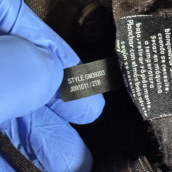 George Dress Pants‎ Brown Men's Size 34 x 30 Striped Button Pocket Zip GM39203 - Picture 8 of 10